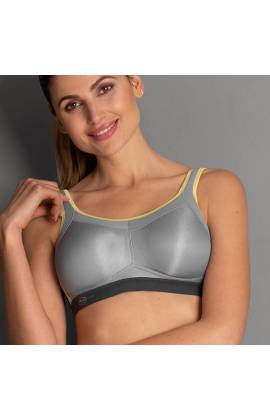Бюстгальтер спортивный ANITA Momentum Sport Bra 5529 без косточек (Серый)