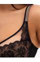 Бюстгальтер кружевной RIVALINA 594595 Soft Full cup на косточках (Черный)