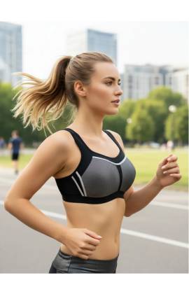 Бюстгальтер спортивный VIANIA EXTREME 151430 без косточек (Черный)